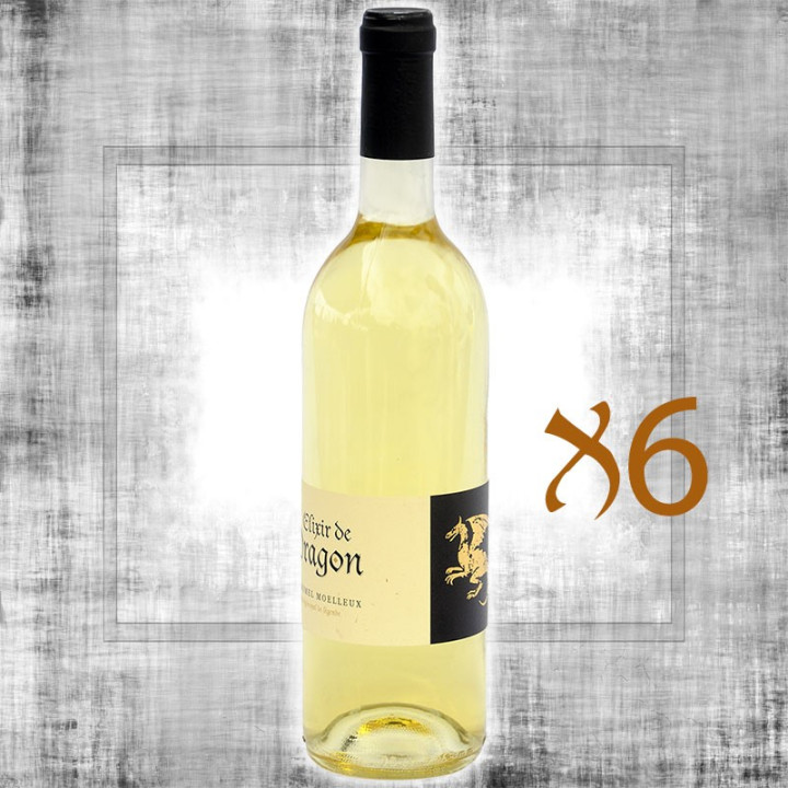 Set of 6 sweet meads Elixir de Dragon 75cl