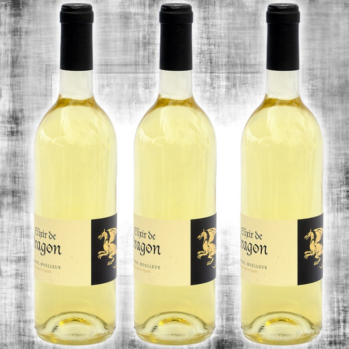 Set of 3 Elixir de Dragon mellow meads 75cl