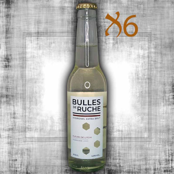 Batch of 6 Litchi Bubble Flower 27.5cl 4.5% Vol