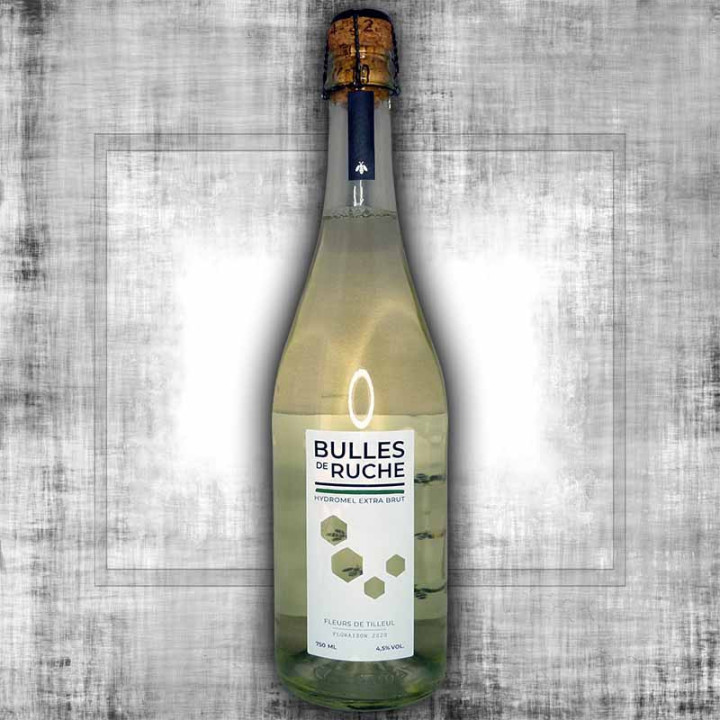 Hydromel pétillant extra brut Fleurs de tilleul 75cl 4,5% Vol