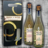 Coffret Cadeau 2 bulles de Ruche Extra Brut Cerisier et forêt du Jura BIO 75cl