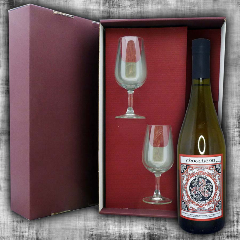 Coffret cadeau Chouchen Tara et 2 verres de dégustation