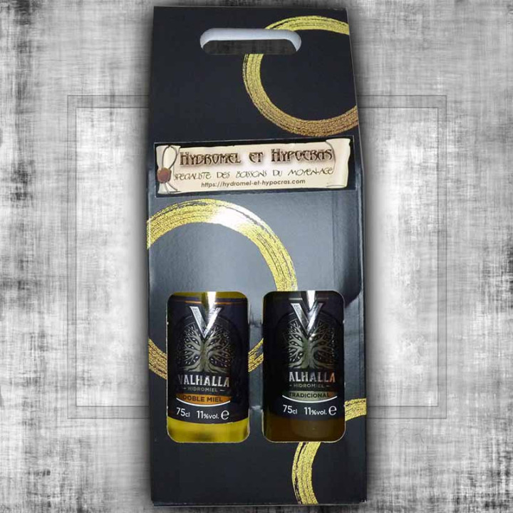 Gift Box 2 meads Valhalla 75cl: Doble Miel and Tradicional