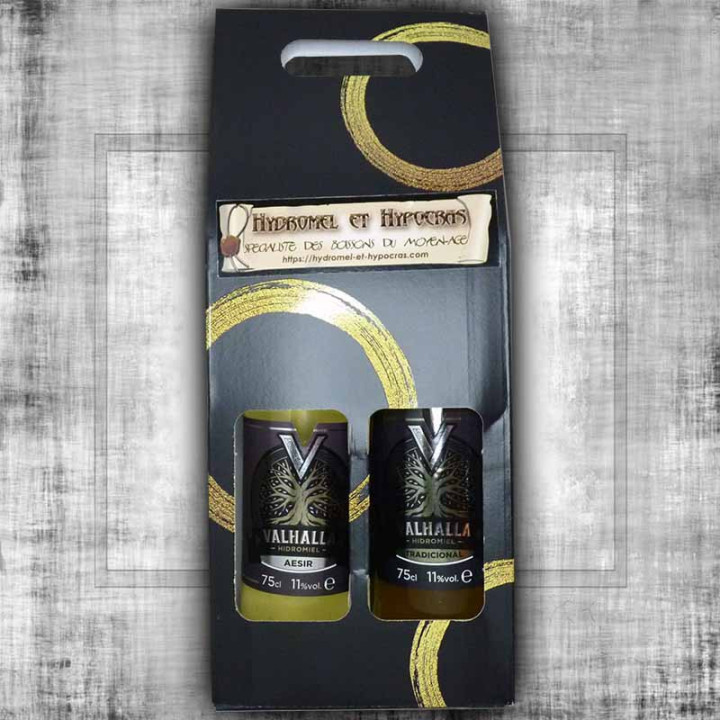 Coffret Cadeau 2 hydromels Valhalla 75cl : Aesir Et Tradicional