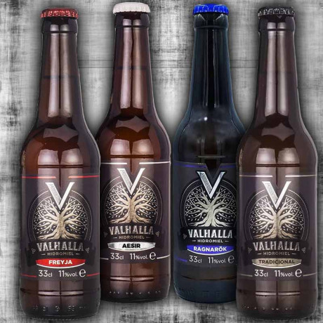 Valhalla mead tasting pack 4x33cl