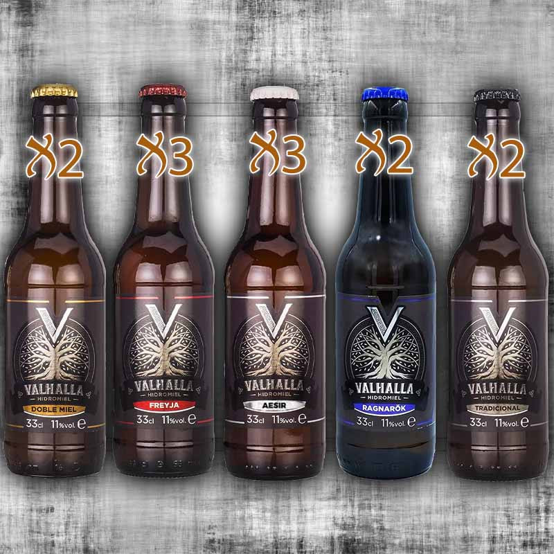 Assortment of 12 Valhalla meads 33cl n°1