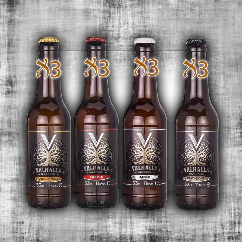 Assortment of 12 Valhalla meads 33cl n°5
