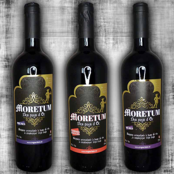 Lot de 3 Moretum 75cl