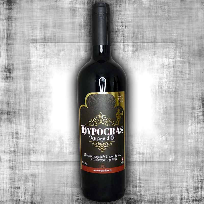 Hypocras rouge 75cl vin du moyen age Hypocras rouge 75cl vin du moyen age