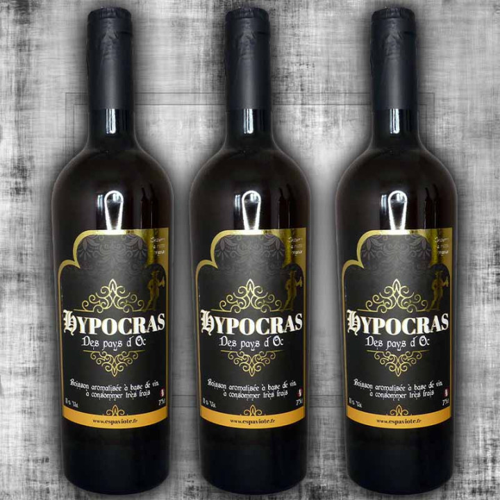 Set of 3 white hypocras