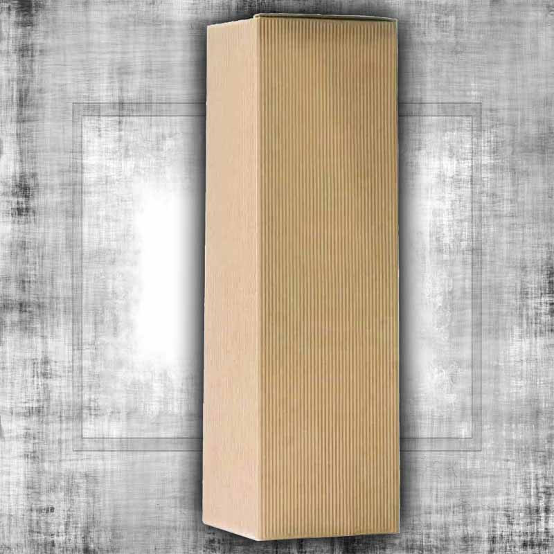 Sienna-coloured canelé case for 1 bottle Sienna-coloured canelé case for 1 bottle