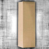 Sienna-coloured canelé case for 1 bottle