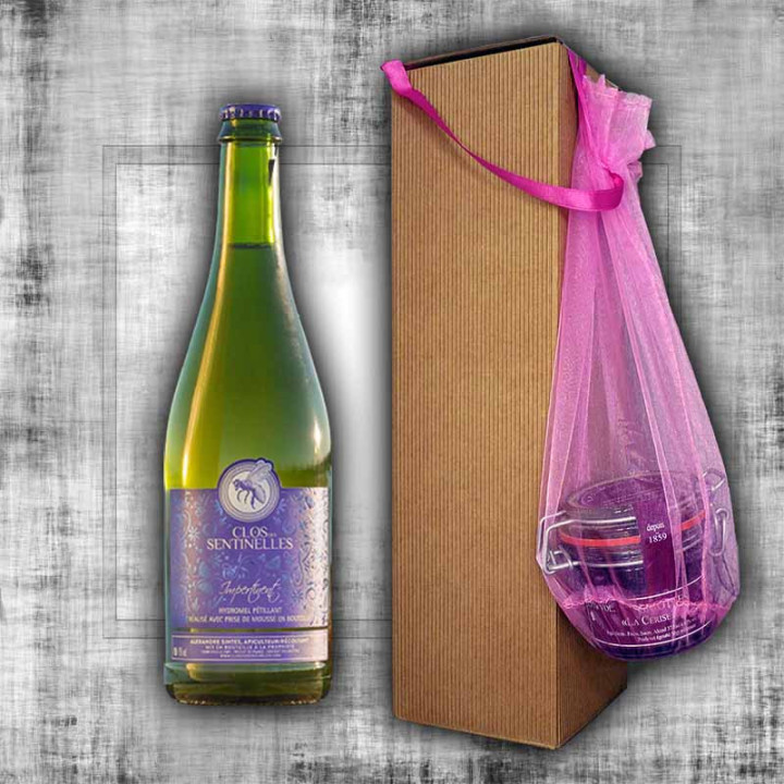 Coffret cadeau Hydromel Pétillant Impertinent et ses cerises griotte