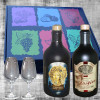 Cardboard box containing two exceptional chouchens (2x50cl) and two tasting glasses