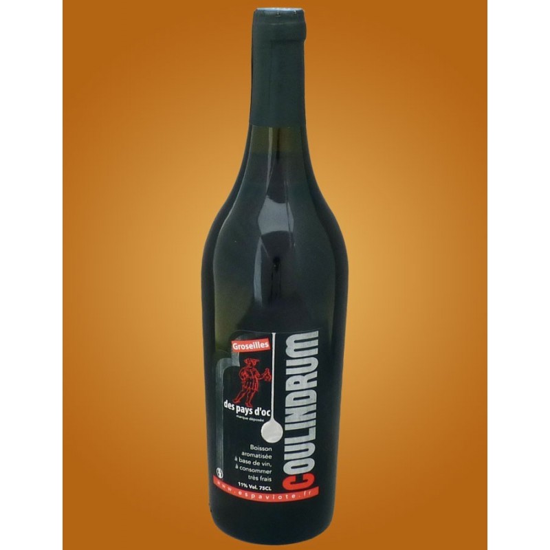 Coulindrum des pays d'Oc - vin du moyen age à la groseille Coulindrum des pays d'Oc - vin du moyen age à la groseille