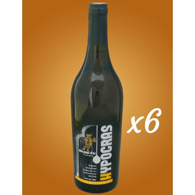 Lot de 6 hypocras blanc Lot de 6 hypocras blanc