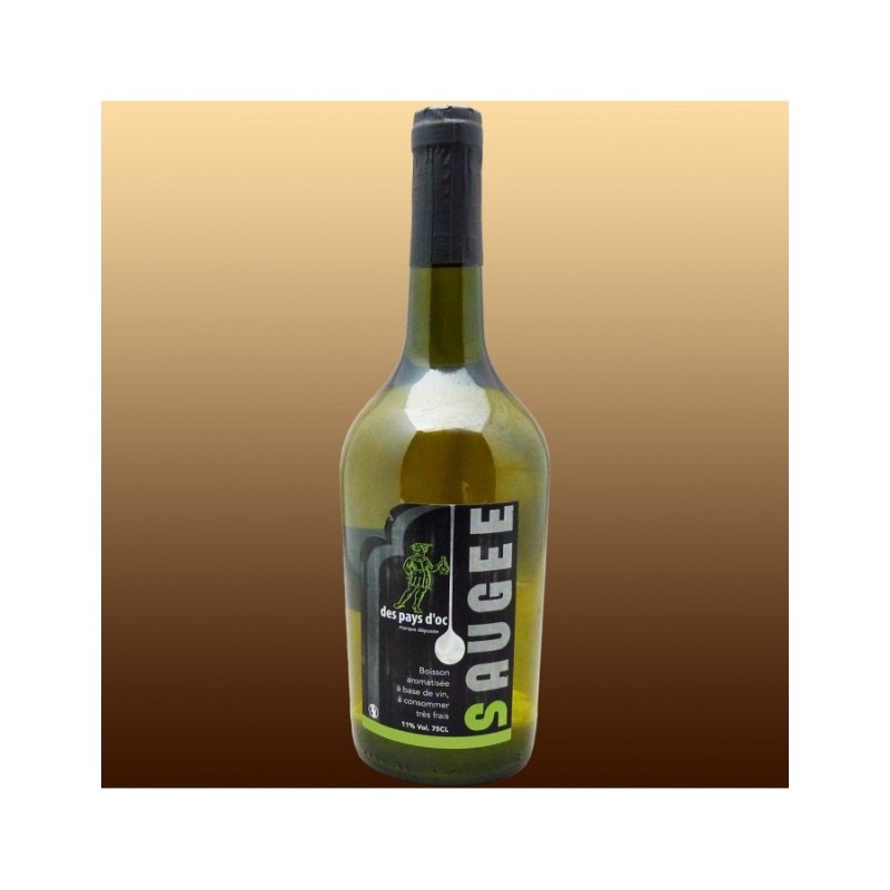 Saugée - vin à la sauge 75cl Saugée - vin à la sauge 75cl