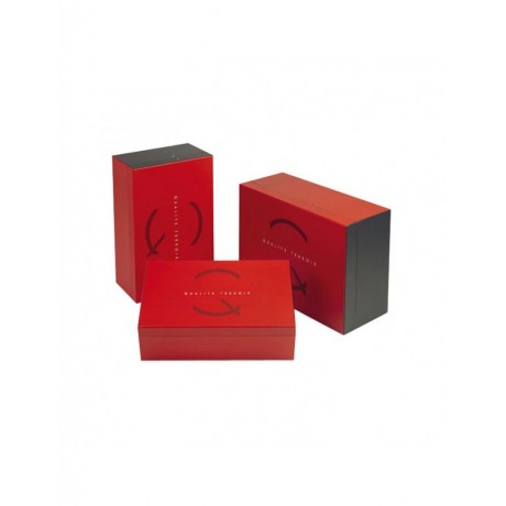 Coffret rouge/gris