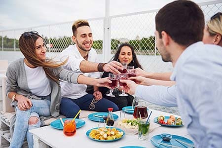 Pour faire la fête entre amis